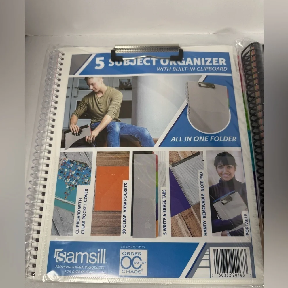 Samsill 5 Subject Organizer and 24 Pocket Organizer